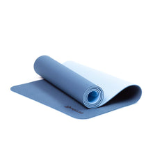 Cargar imagen en el visor de la galería, Mat de Yoga TPE 6mm Celeste/Azul Pullso Fitness
