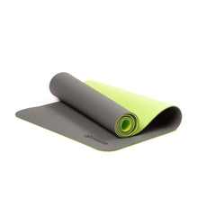 Cargar imagen en el visor de la galería, Mat de Yoga TPE 6mm Verde/Negro Pullso Fitness
