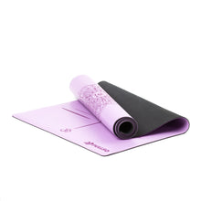 Cargar imagen en el visor de la galería, Mat de Yoga Violet Flower PU 5,5MM Pullso Fitness
