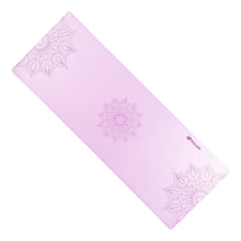 Cargar imagen en el visor de la galería, Mat de Yoga Violet Mandala PU 5,5MM Pullso Fitness
