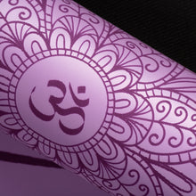 Cargar imagen en el visor de la galería, Mat de Yoga Violet Flower PU 5,5MM Pullso Fitness
