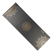 Cargar imagen en el visor de la galería, Mat de Yoga Gold Mandala PU 5,5MM Pullso Fitness
