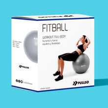 Cargar imagen en el visor de la galería, Fitball 75cm Negro Balón de Pilates Pullso Fitness
