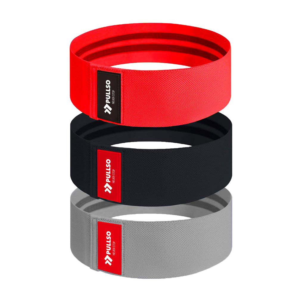 Set Hip Bands / Bandas de Resistencia Pullso Fitness